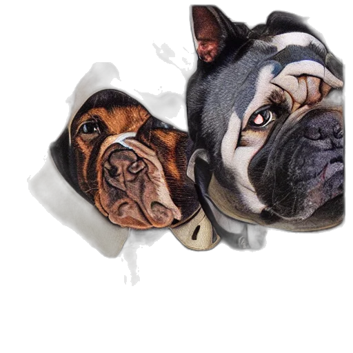 face, animal, mask, photorealistic transparent PNG cut-out