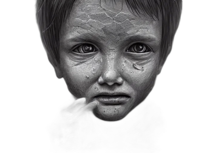 face, mask, creature, robot, photorealistic, pencil sketch, concept art, oil painting transparent PNG cut-out