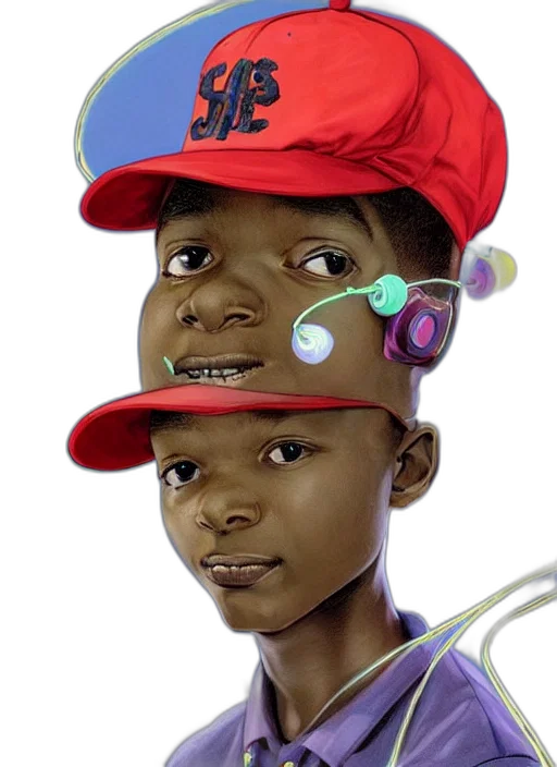 hat, face, crown, photorealistic, concept art, 3d render, comic book art, colourful transparent PNG cut-out