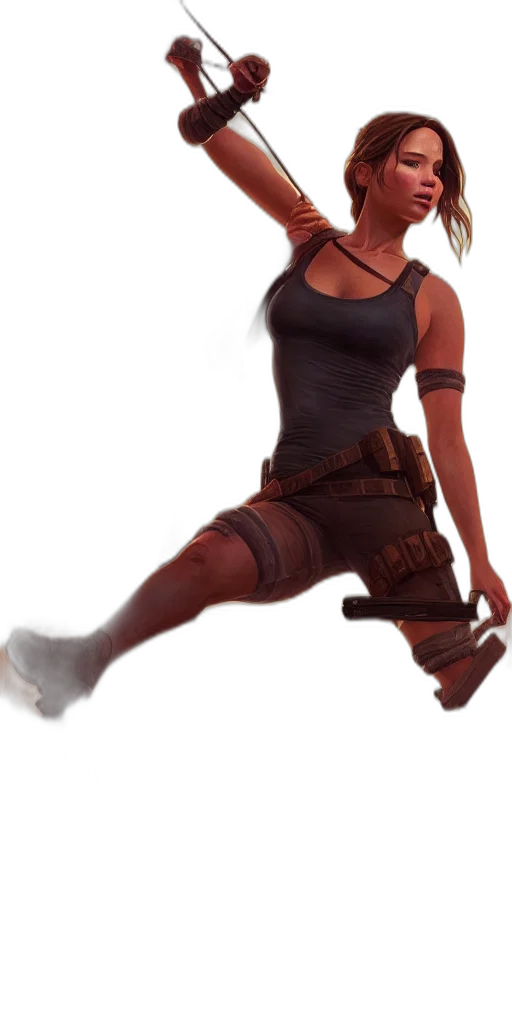 dress, staff, shoes, weapon transparent PNG cut-out