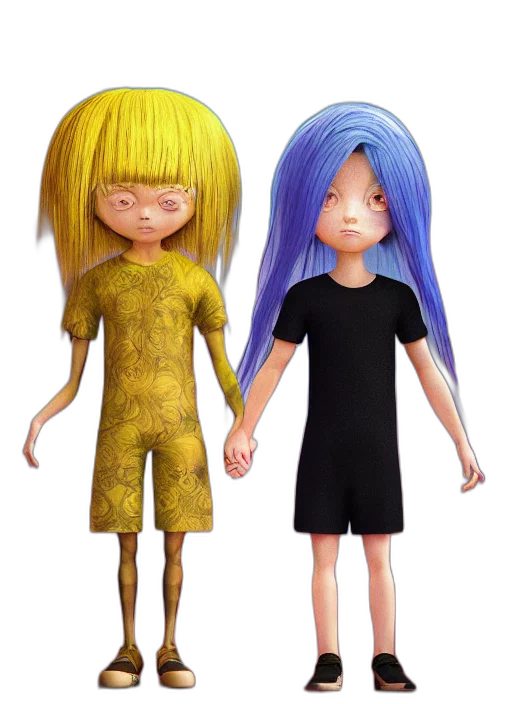 dress, hair, 3d render, concept art, cartoon, recursive, image, girl transparent PNG cut-out