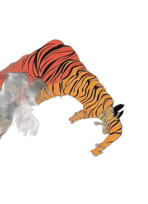 animal, creature, 3d render, concept art, photorealistic, watercolor, fight, between transparent PNG cut-out