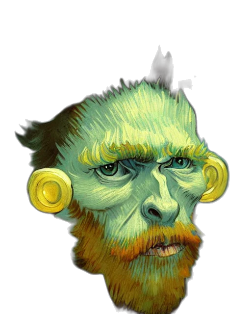 mask, face, creature, staff, concept art, photorealistic, fantasy art, 3d render transparent PNG cut-out