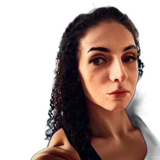 face, staff, hair, dress transparent PNG cut-out