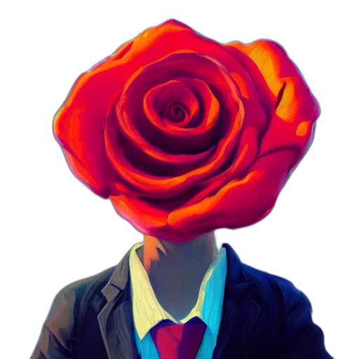 flower, mask, face, crown transparent PNG cut-out
