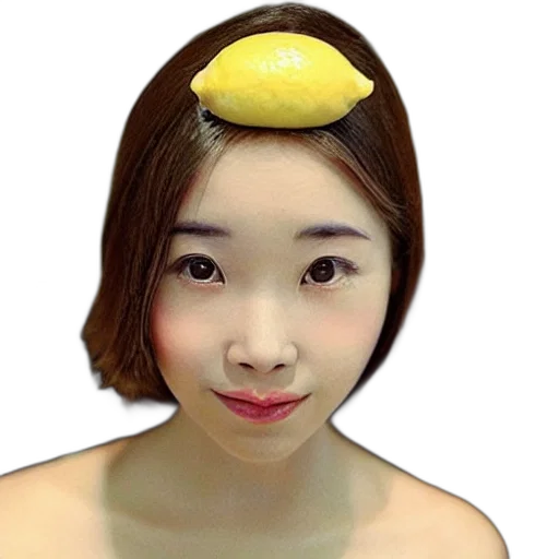 hat, crown, jewelry, mask, photorealistic, 3d render, oil painting, lemon transparent PNG cut-out