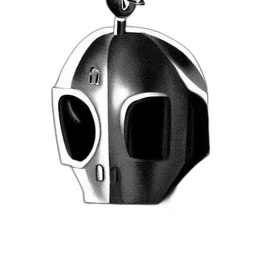 mask, robot, jewelry, face, concept art, 3d render, photorealistic, cyberpunk transparent PNG cut-out