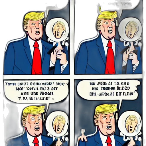 mask, comic book art, cartoon, concept art, fire, outer space, donald, trump transparent PNG cut-out