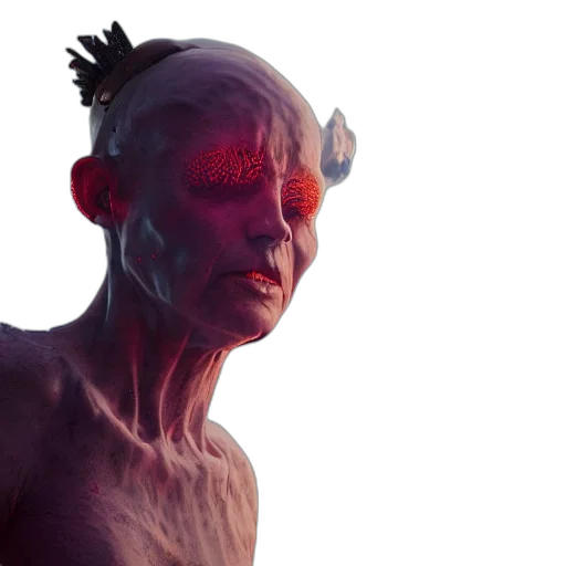 creature, mask, face, robot transparent PNG cut-out