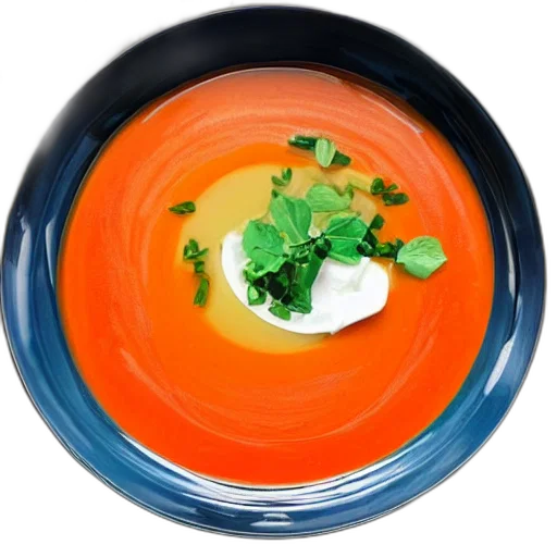 food, photorealistic, bowl, soup transparent PNG cut-out