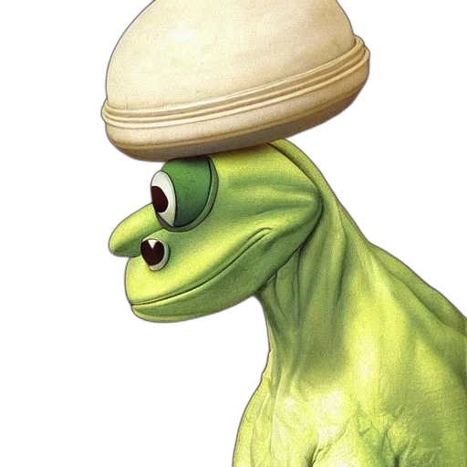 hat, animal, creature, staff transparent PNG cut-out