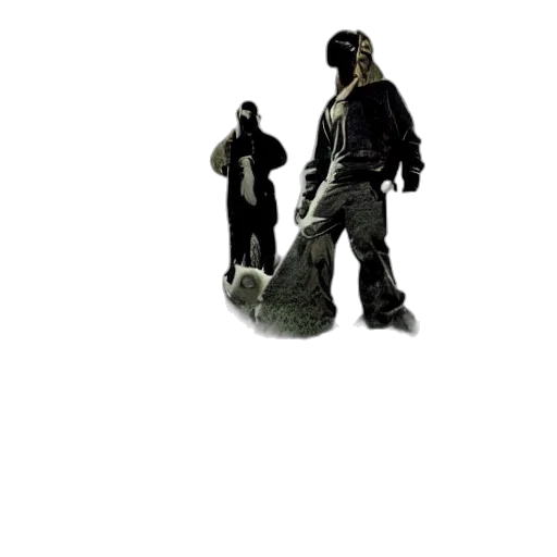 mask, weapon, staff, jacket transparent PNG cut-out