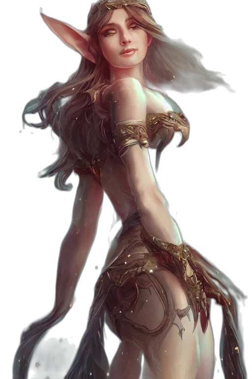 dress, creature, fantasy art, concept art transparent PNG cut-out
