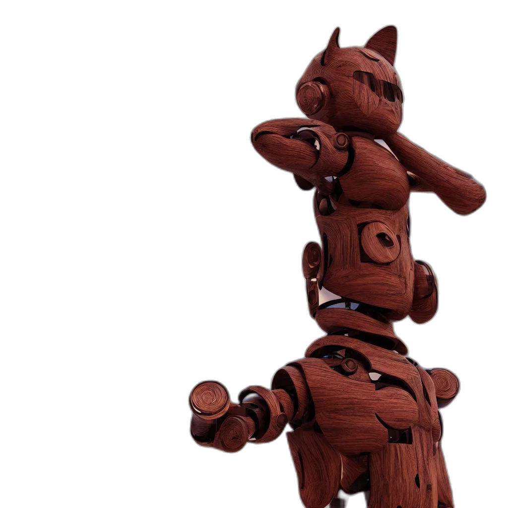 robot, staff, animal, creature transparent PNG cut-out