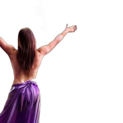 dress, photorealistic, 3d render, oil painting transparent PNG cut-out