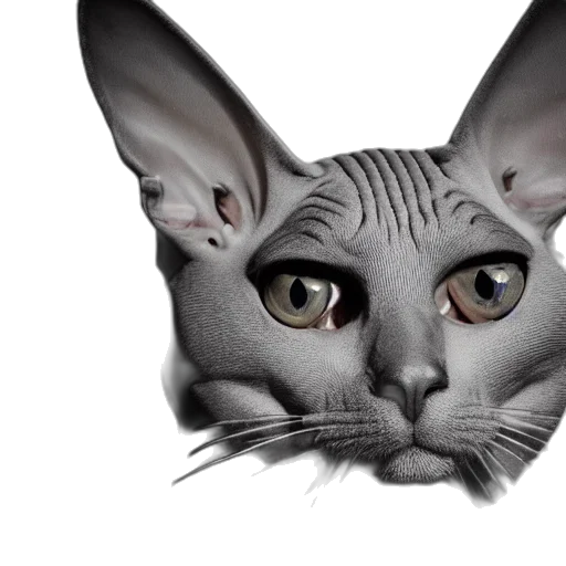 animal, mask, photorealistic, 3d render, concept art, cartoon, photograph, egyptian transparent PNG cut-out