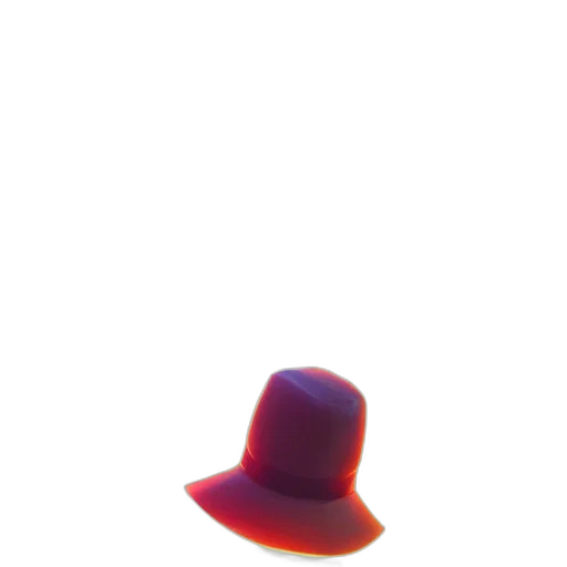 hat, crown, staff, bottle, 3d render, concept art, photorealistic, vaporwave transparent PNG cut-out
