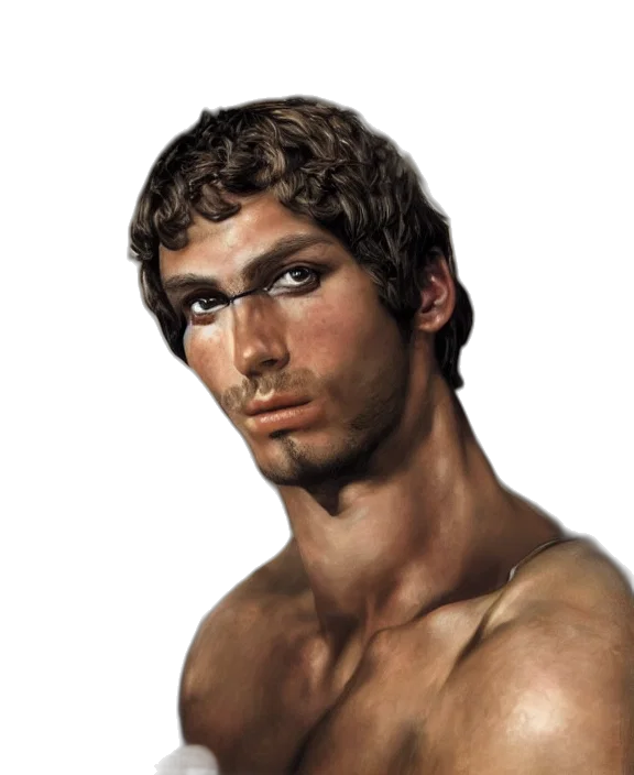 face, photorealistic, fantasy art, comic book art transparent PNG cut-out