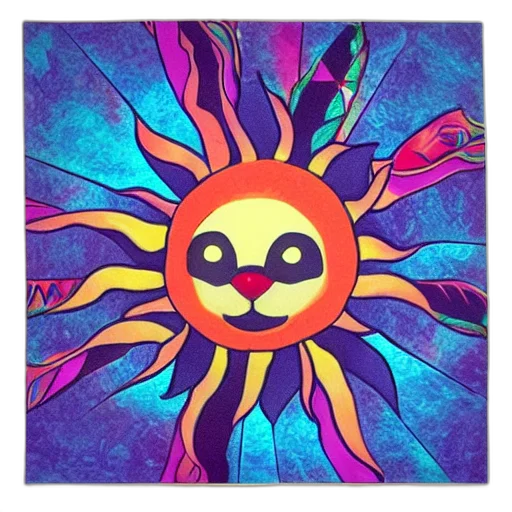 mask, umbrella, flower, staff, watercolor, fantasy art, concept art, 3d render transparent PNG cut-out