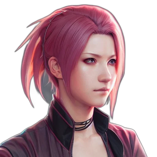 face, jacket, staff, concept art transparent PNG cut-out