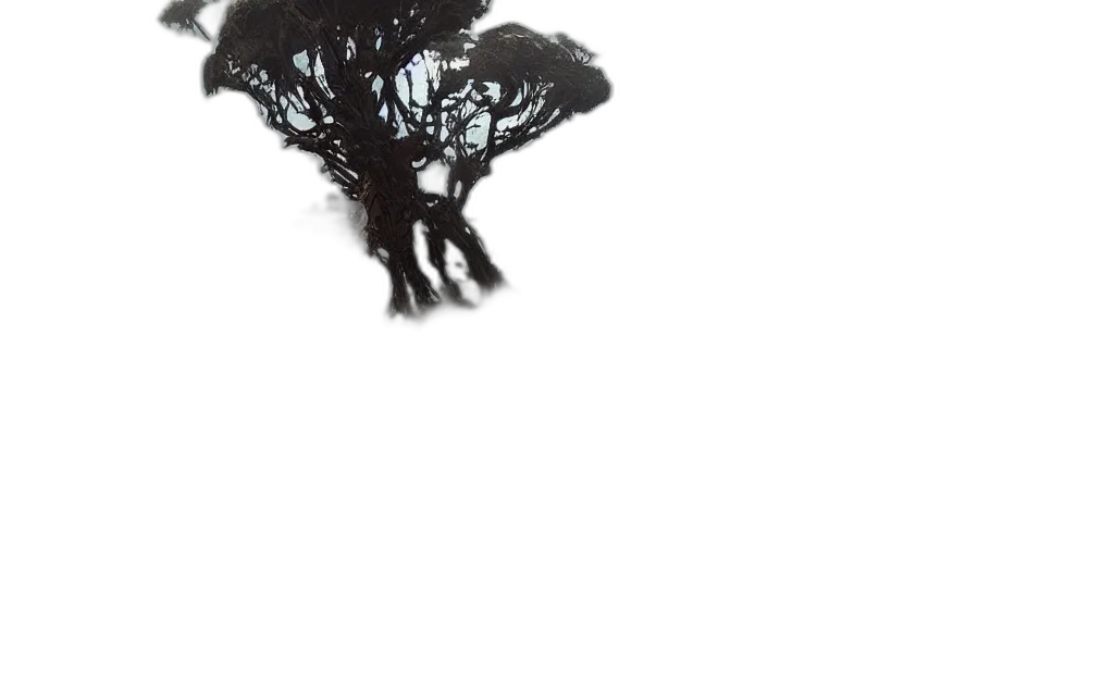 creature, dragon, animal, hair, concept art, photorealistic, comic book art, 3d render transparent PNG cut-out