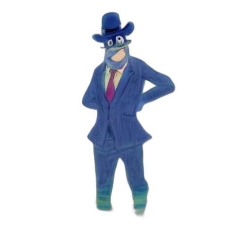 hat, mask, staff, jacket transparent PNG cut-out