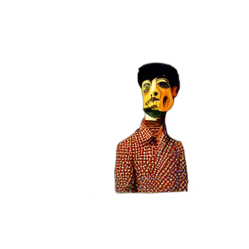 face, mask, staff, robot transparent PNG cut-out