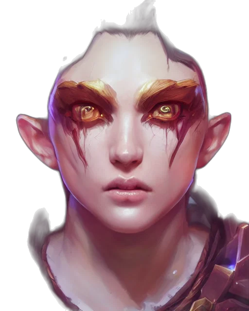 face, mask, dragon, staff, fantasy art, concept art, cyberpunk, photorealistic transparent PNG cut-out