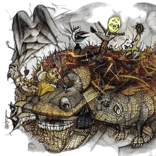 dragon, creature, mask, animal transparent PNG cut-out