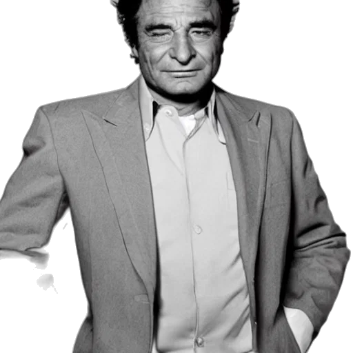 jacket, staff, face, animal, peter, falk transparent PNG cut-out