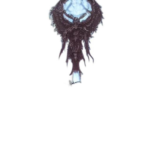 hair, crown, staff, mask transparent PNG cut-out