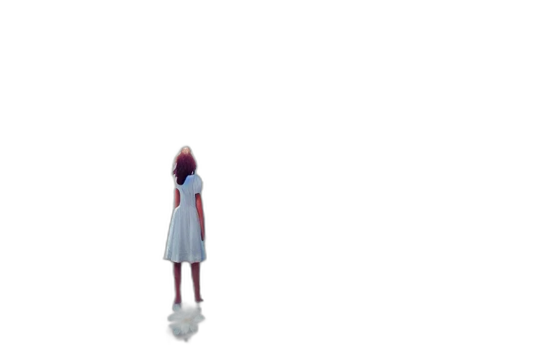 dress, robot, creature, hair, concept art, 3d render, pixel art, fantasy art transparent PNG cut-out