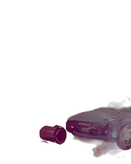 bottle, robot, weapon, hair transparent PNG cut-out