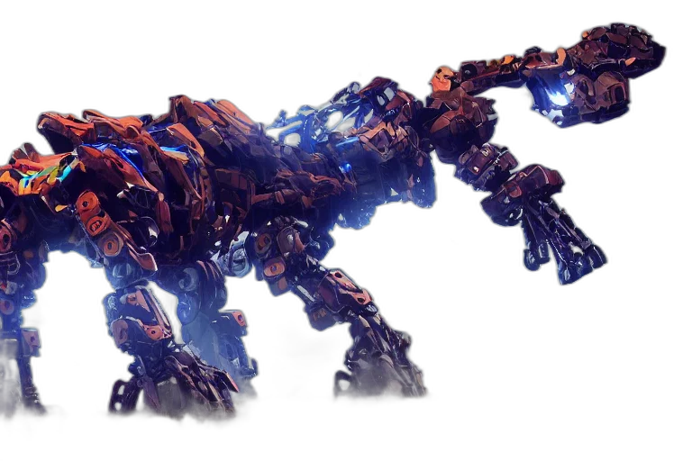 robot, weapon, animal, creature transparent PNG cut-out