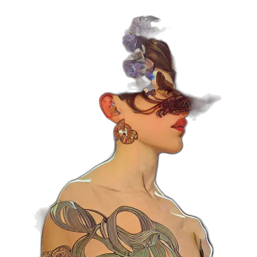 hat, crown, dress, jewelry, fantasy art, concept art, photorealistic, watercolor transparent PNG cut-out