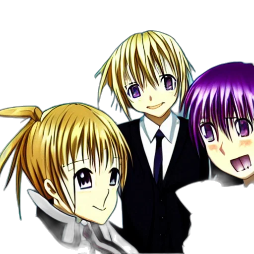 staff, anime, cartoon, 3d render, pixel art, shugo, chara transparent PNG cut-out