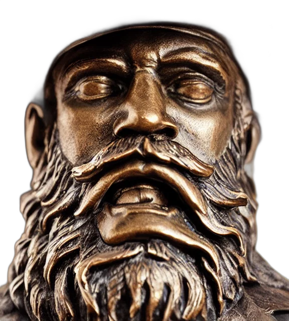 face, hat, mask, photorealistic, photo, medium, shot, bronze transparent PNG cut-out