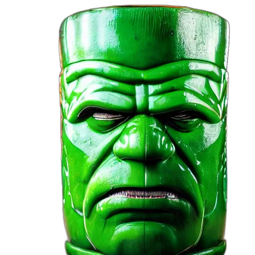 bottle, mask, face, crown transparent PNG cut-out