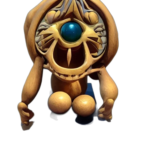 mask, staff, creature, robot transparent PNG cut-out