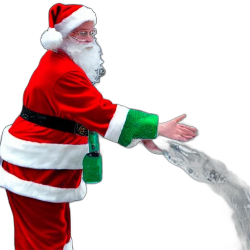animal, staff, santa, water, bender transparent PNG cut-out