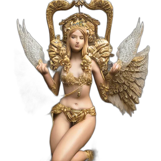 jewelry, fantasy art, concept art, pixel art, 3d render, golden, earth tones, gorgeous transparent PNG cut-out