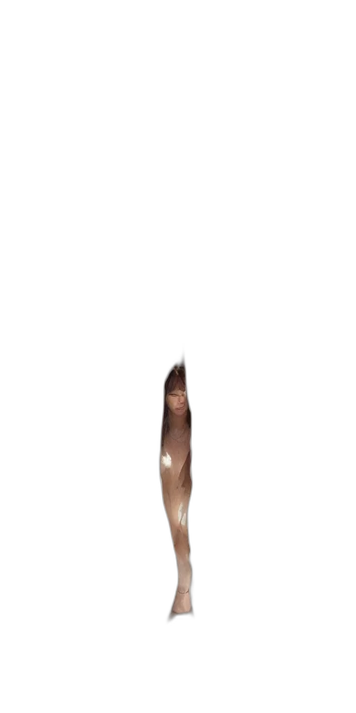 staff, hair, weapon, shoes transparent PNG cut-out