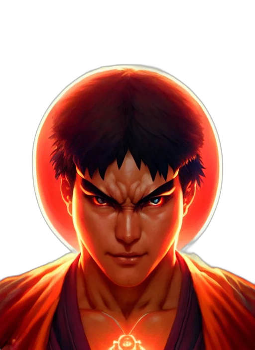 face, comic book art, concept art, anime transparent PNG cut-out