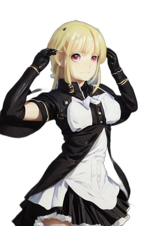 staff, dress, weapon, robot transparent PNG cut-out