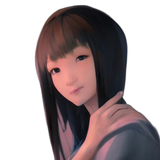face, robot, jacket, hair transparent PNG cut-out