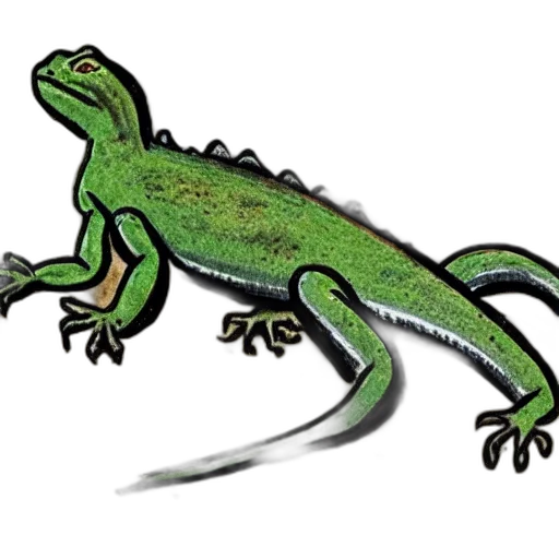 dragon, animal, creature, staff transparent PNG cut-out