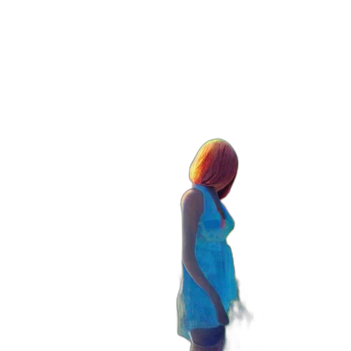 dress, jacket, face, robot transparent PNG cut-out