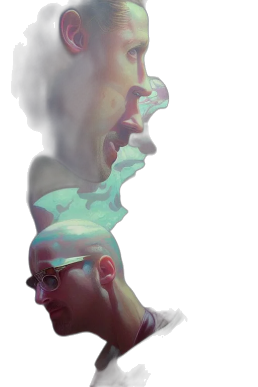 face, mask, staff, concept art, photorealistic, 3d render, fantasy art, fire transparent PNG cut-out
