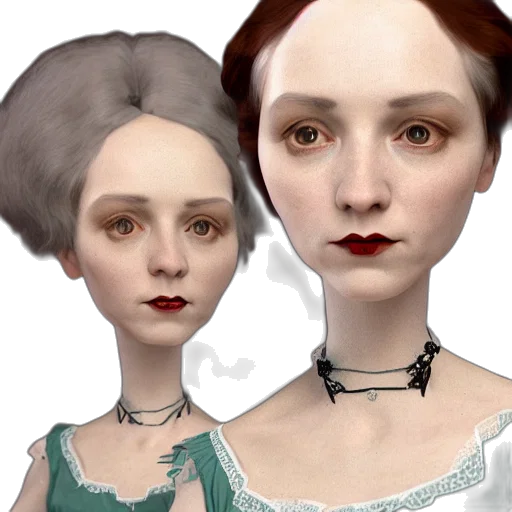 face, photorealistic, fantasy art, 3d render transparent PNG cut-out