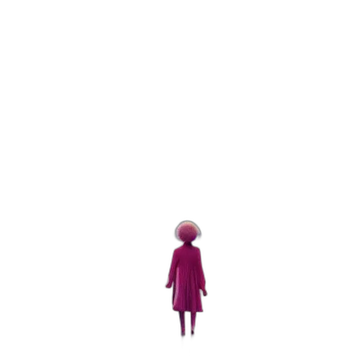 dress, robot, creature, staff, pixel art, concept art, 3d render, anime transparent PNG cut-out